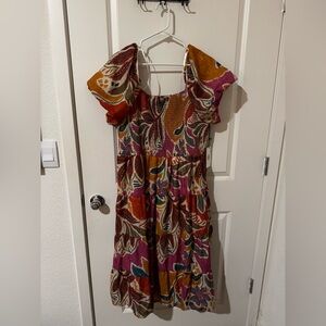 Multicolor Floral Women's Dress